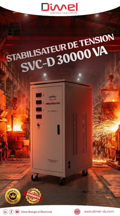 معدات-كهربائية-stabilisateur-de-tension-industriel-30kva-andeli-dimel-triphase-380v-haute-performance-دار-البيضاء-الجزائر