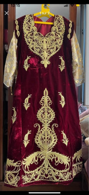 ملابس-تقليدية-robe-fergani-القبة-الجزائر