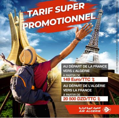 TARIF SUPER Promo #Algérie #France #AirAlgerie