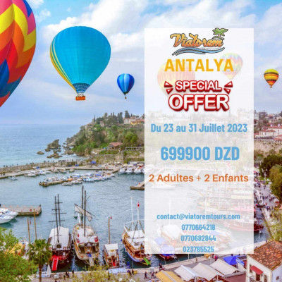 OFFRE SPECIAL ANTALYA  2023 