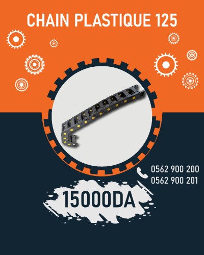 CHAINE DE PLASTIQUE  D 125