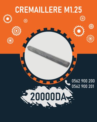 crémaillère HELICOIDALE  M1.25/1000