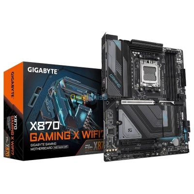 GIGABYTE X870 GAMING X WIFI7 - CARTE MÈRE ATX - SOCKET AMD AM5 - 4x DDR5 - 2xM.2 - BLACK