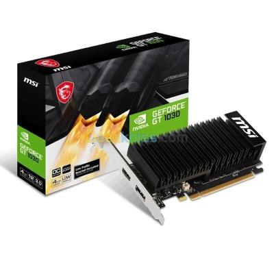 MSI GT 1030 LOW PROFILE OC - 4GB GDDR4 - PCIE 3.0 X16 - 1430 MHZ BOOST - 1X FAN - DP - HDMI - NOIR