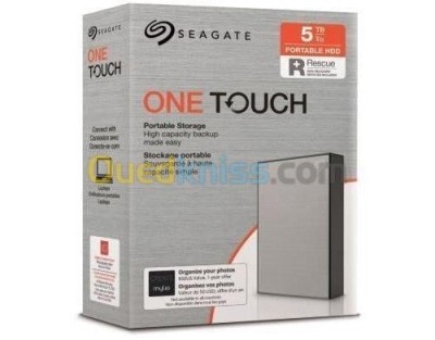 Seagate One Touch 5 To HDD  - Disque dur -  externe portable - USB 3.2 Gen 1