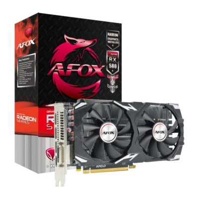 AFOX RADEON RX 580 - 8GB GDDR5 - PCI EXPRESS 3.0 - 2X FANS - DIRECTX 12 - AMD EYEFINITY - BLACK