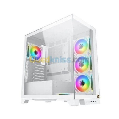 XIGMATEK ENDORPHIN ULTRA ARCTIC - BOITER MOYEN TOUR - 5 FAN 120mm ARGB - USB - TYPE C - WHITE 