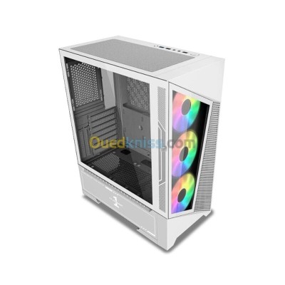 VORTEX TITAN - BOITIER MOYEN TOUR ATX - VERRE TREMPÉ - 360 mm - 4 FAN ARGB - AIRFLOW - WHITE