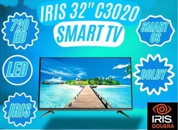 TV IRIS C3020 32" POUCES - SMART TÉLÉVISEUR HD - QUICK START - MICRO DIMMING - HAUTE DÉFINITION