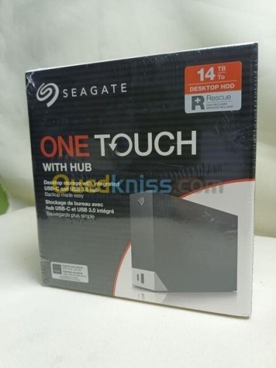 SEAGATE ONE TOUCH Hub 14 To HDD - Disque dur - Externe de bureau - USB 3.2 Gen1 