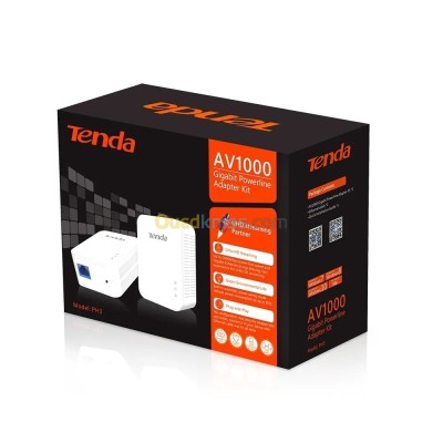 PRISE CPL TENDA KIT CPL GIGABIT POWERLINE AV1000 PH3
