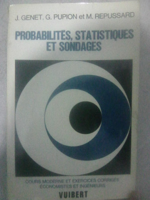 livres de probabilité et statistique