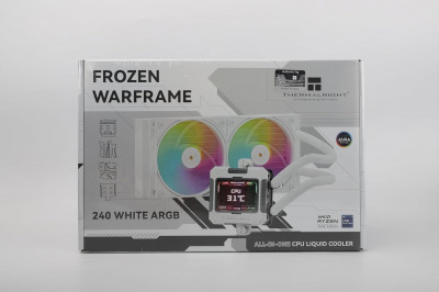 Thermalright Frozen Warframe 240 ARGB blanc écran LCD IPS