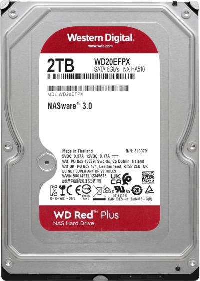 WD Red Plus 2 To - NAS HARD DRIVE
