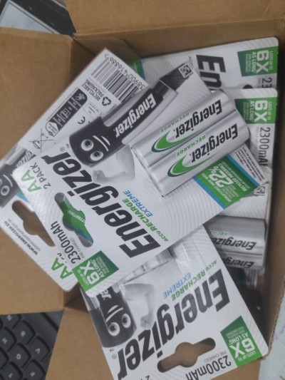 Pile rechargeable Energizer AA HR6 1.2V 2300mAH (paquét de 2) Original