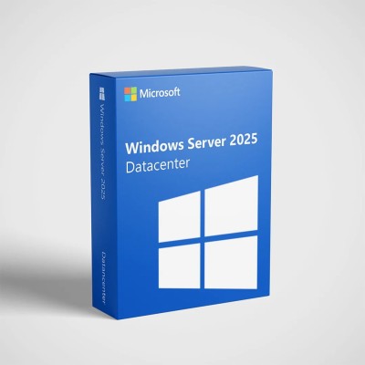 Licence windows server 2025 Datacenter Coffret (made in USA) [64bit English 1pk DSP OEI DVD 16 Core]