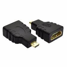 Convertisseur Connecteur  Adaptateur Micro Hdmi Male Vers To Hdmi Femelle 4K