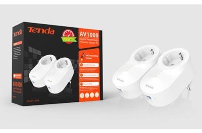 KIT CPL TENDA GIGABIT POWERLINE AV1000 PH6