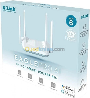 modems-routeurs-point-dacces-router-d-link-wi-fi-6-ax1500-eagle-pro-ai-smart-r15-bab-ezzouar-alger-algerie