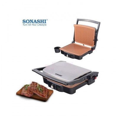 SONASHI Presse à Panini et Grill en Céramique 2000W  SGT-859C