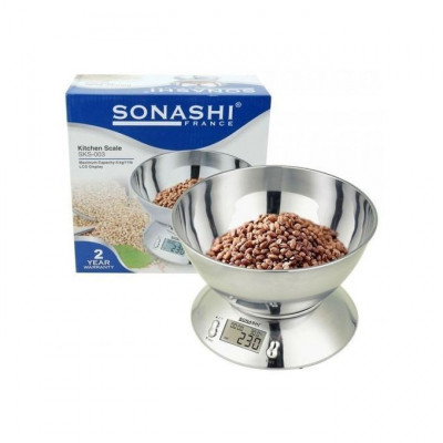 SONASHI Balance De Cuisine 5Kg SKS-003 Argent
