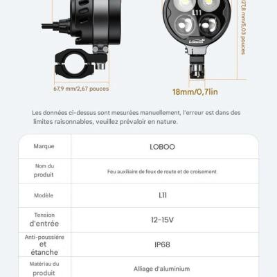 PROJECTEUR ADDITIONNEL LOBOO L11
