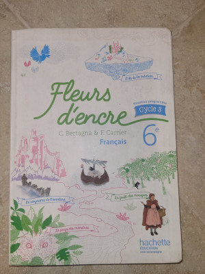 scolaire-parascolaire-livres-de-francais-cycle-3-6e-bir-mourad-rais-alger-algerie