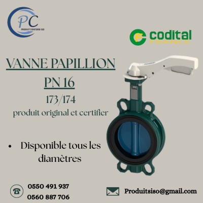 VANNE PAPILLION CODITAL 