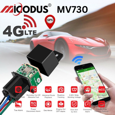 Relais GPS de suivi de voiture, moto, camion, taxi, bus Micodus MV730 