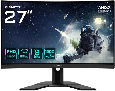 ECRAN GIGABYTE G27FC-A FOR GAMING FHD 165HZ 1500 R 1MS 2 HDMI / DP CURVED