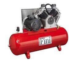 COMPRESSEUR D'Air  900 Litres 15cv 380v 11 bar cylindres fonte FINI Italie