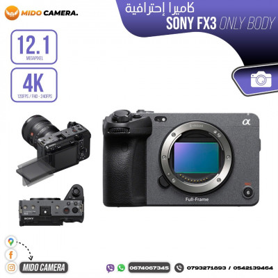 Sony FX3 Full-Frame Cinema Camera UHD 4K 120FPS