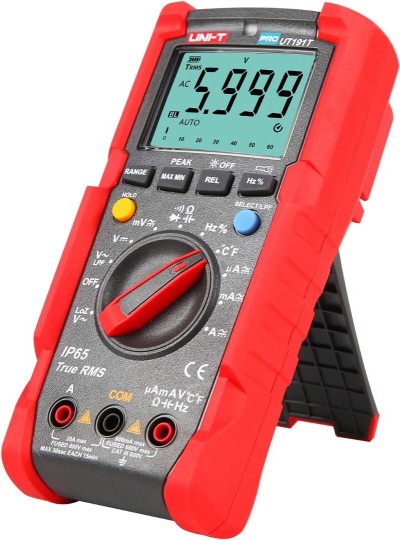 Multimètre numérique industriel UNI-T UT191T (IP65, test de chute de 2 m) Valeur efficace vraie 6000