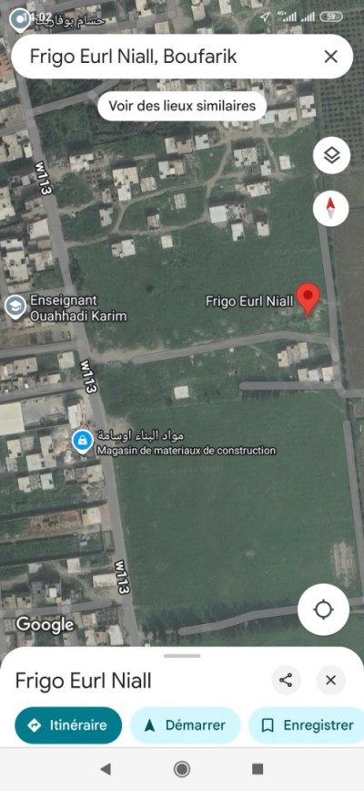 بيع أرض البليدة بوفاريك