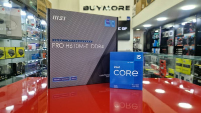 BUNDLE  MSI PRO H610M-E DDR4 +Intel I5 12400F