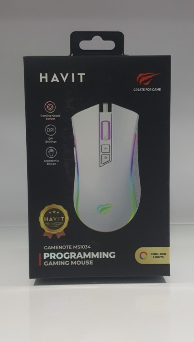 MOUSE HAVIT GAMENOTE MS1034 PROGRAMMING GAMING RGB