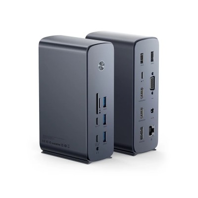 BASEUS Docking Station 17in1 Pro Quad Display Multifunctional HUB 