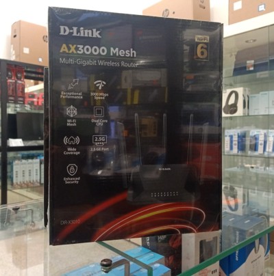 Router Dlink  Wi-Fi 6 AX3000 Multi Gigabit Mesh DIR-X3010