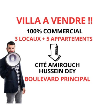 Vente Villa Alger Hussein dey