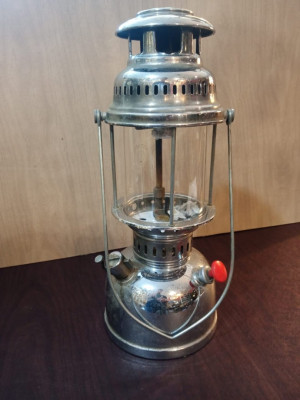 Ancienne lanterne lampe à pression Anchor / Schott Suprax 