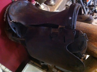 Ancienne selle de cheval