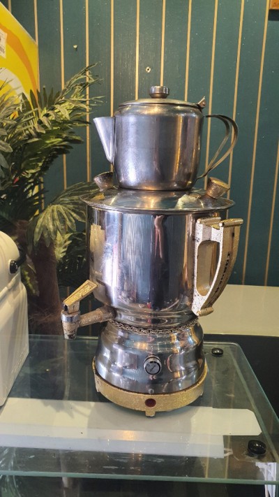 Samovar Electrique en Inox de la marque Hoberg Made in Ouest Germany Royal Samovar LIQUIDATION
