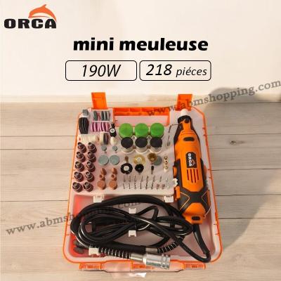 Mini Meuleuse 218 Pièces 190W  ORCA