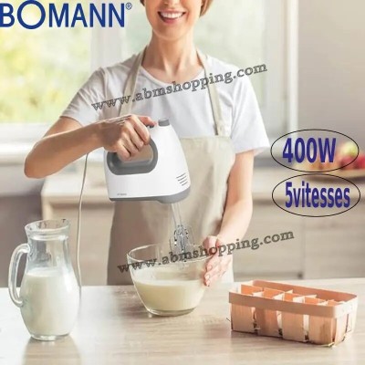 Batteur 5 vitesses turbo 400W | Bomann
