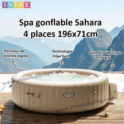 autre-spa-gonflable-sahara-4-places-196x71cm-intex-bordj-el-kiffan-alger-algerie