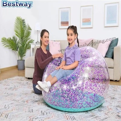 Pouf glitter dream 114x112x66cm | Bestway