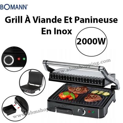 آخر-grill-a-viande-et-panineuse-en-inox-2000w-bomann-برج-الكيفان-الجزائر