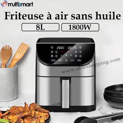 Friteuse à air sans huile 8L , 1800W | MULTISMART