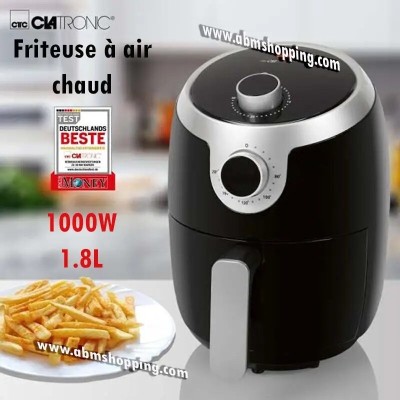Friteuse à Air sans Huile 1000W 1,8L  Clatronic