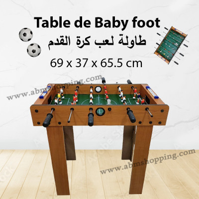 Table de Baby foot 69x37x65.5cm طاولة لعب كرة القدم